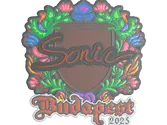 Sticker | Sonic (Embroidered) | Budapest 2025 image