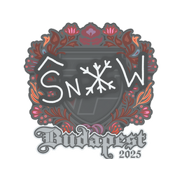 Sticker | snow | Budapest 2025 image