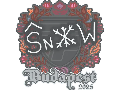 Sticker | snow | Budapest 2025