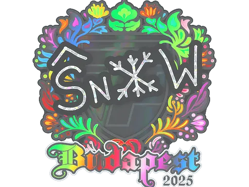 Sticker | snow (Holo) | Budapest 2025