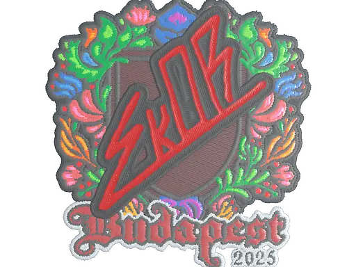 Sticker | sk0R (Embroidered) | Budapest 2025