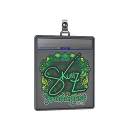 Sticker Slab | skullz | Budapest 2025 image