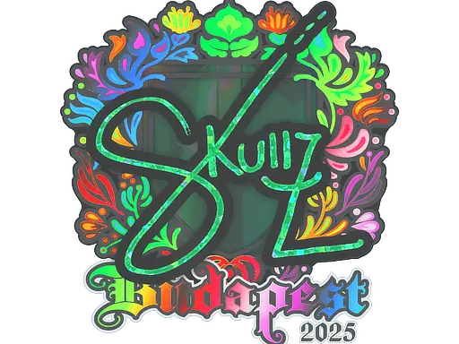 Sticker | skullz (Holo) | Budapest 2025