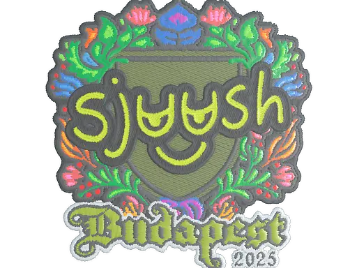 Sticker | sjuush (Embroidered) | Budapest 2025