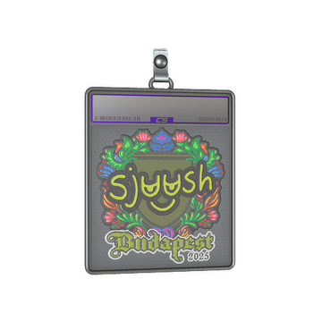 Sticker Slab | sjuush (Embroidered) | Budapest 2025