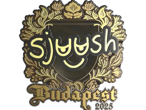 Sticker | sjuush (Gold) | Budapest 2025