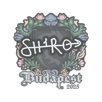 Sticker | sh1ro | Budapest 2025