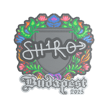 Sticker | sh1ro (Embroidered) | Budapest 2025