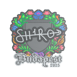 Sticker | sh1ro (Embroidered) | Budapest 2025 image