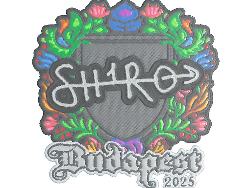 Sticker | sh1ro (Embroidered) | Budapest 2025