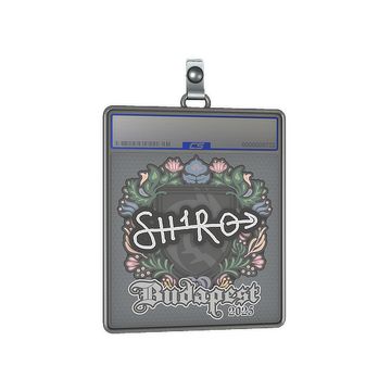 Sticker Slab | sh1ro | Budapest 2025