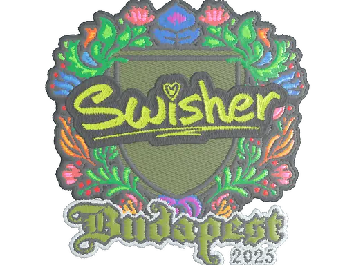 Sticker | Swisher (Embroidered) | Budapest 2025