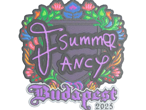 Sticker | Summer (Embroidered) | Budapest 2025