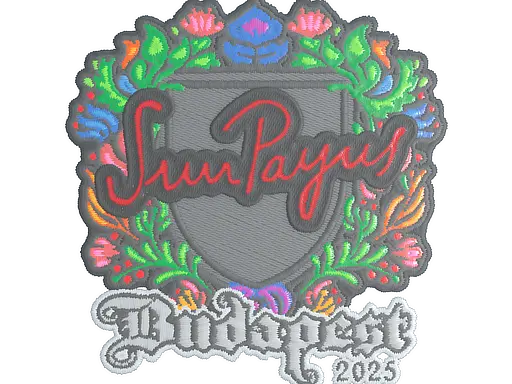Sticker | SunPayus (Embroidered) | Budapest 2025