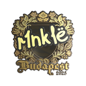 Sticker | r1nkle (Gold) | Budapest 2025