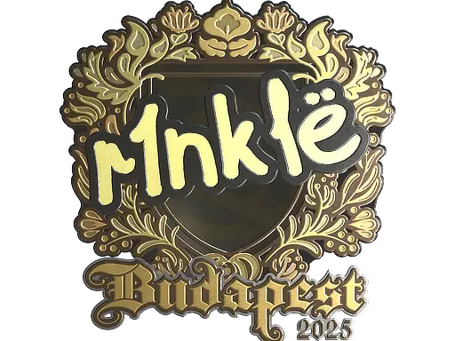 Sticker | r1nkle (Gold) | Budapest 2025