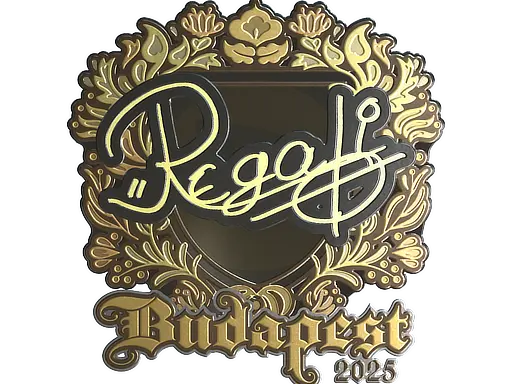 Sticker | regali (Gold) | Budapest 2025