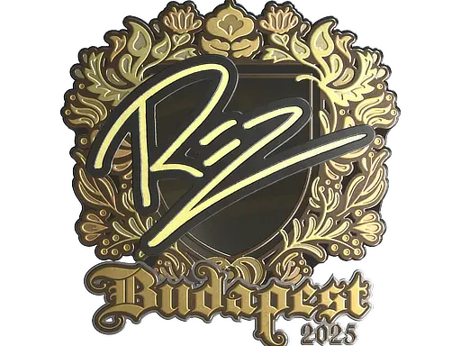 Sticker | REZ (Gold) | Budapest 2025
