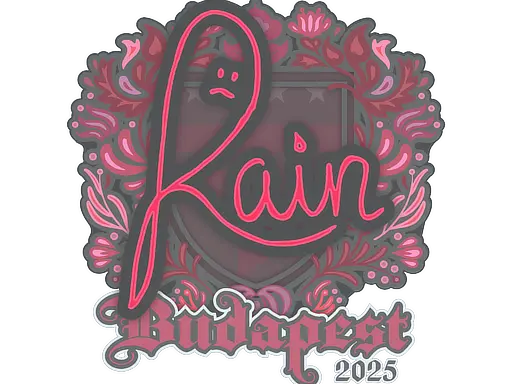 Sticker | rain | Budapest 2025