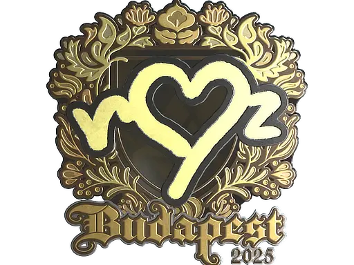 Sticker | ropz (Gold) | Budapest 2025