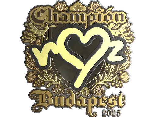 Sticker | ropz (Gold, Champion) | Budapest 2025