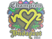 Sticker | ropz (Embroidered, Champion) | Budapest 2025 image