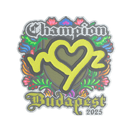 Sticker | ropz (Embroidered, Champion) | Budapest 2025 image