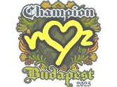Sticker | ropz (Champion) | Budapest 2025 image