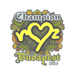 Sticker | ropz (Champion) | Budapest 2025 image