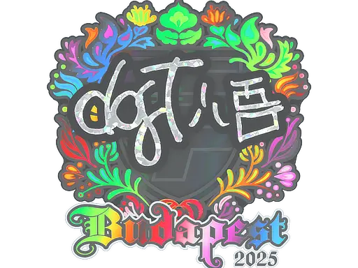 Sticker | dgt (Holo) | Budapest 2025