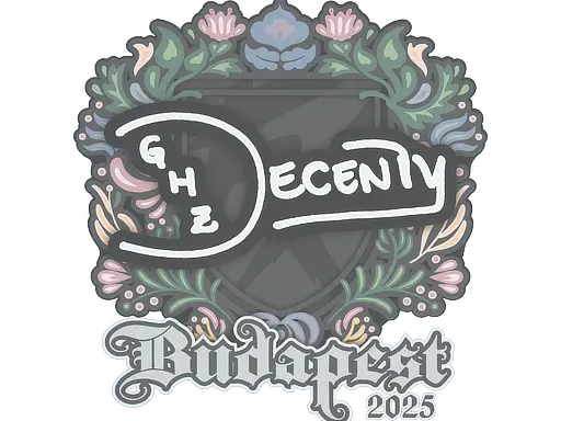 Sticker | decenty | Budapest 2025
