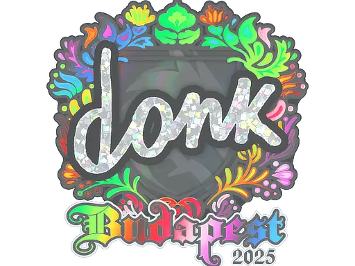 Sticker | donk (Holo) | Budapest 2025