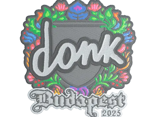 Sticker | donk (Embroidered) | Budapest 2025