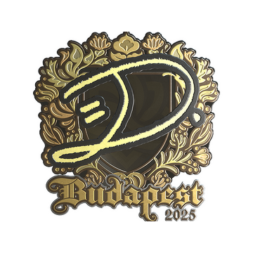 Sticker | dumau (Gold) | Budapest 2025
