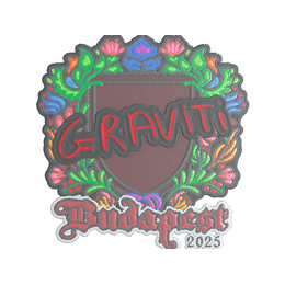 Sticker | Graviti (Embroidered) | Budapest 2025 image