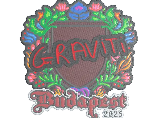 Sticker | Graviti (Embroidered) | Budapest 2025