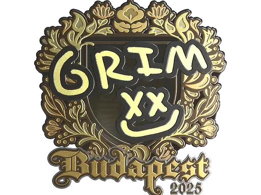 Sticker | Grim (Gold) | Budapest 2025