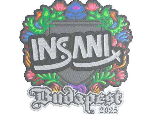 Sticker | insani (Embroidered) | Budapest 2025
