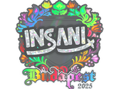 Sticker | insani (Holo) | Budapest 2025 image