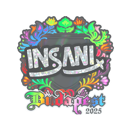 Sticker | insani (Holo) | Budapest 2025 image