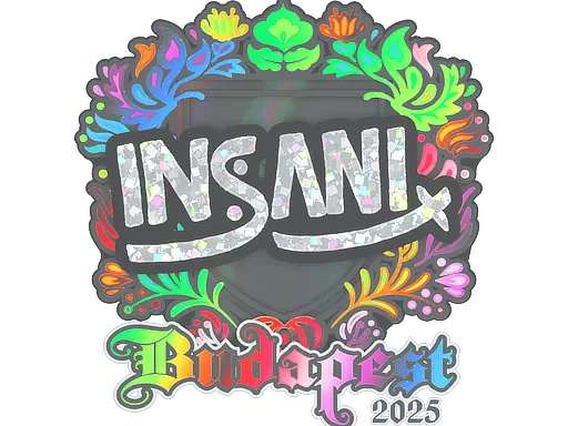 Sticker | insani (Holo) | Budapest 2025