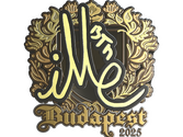 Sticker | iM (Gold) | Budapest 2025 image