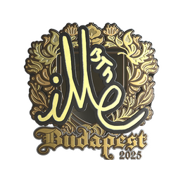 Sticker | iM (Gold) | Budapest 2025 image