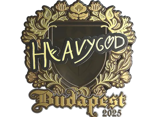 Sticker | Heavygod (Gold) | Budapest 2025