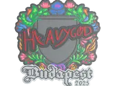Sticker | Heavygod (Embroidered) | Budapest 2025 image