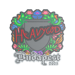 Sticker | Heavygod (Embroidered) | Budapest 2025 image