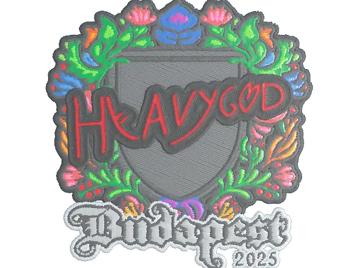 Sticker | Heavygod (Embroidered) | Budapest 2025