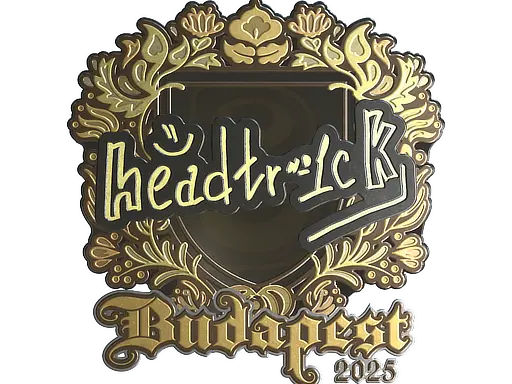 Sticker | headtr1ck (Gold) | Budapest 2025
