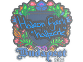 Sticker | hallzerk (Embroidered) | Budapest 2025 image
