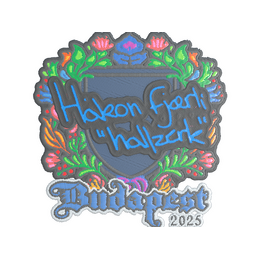 Sticker | hallzerk (Embroidered) | Budapest 2025 image